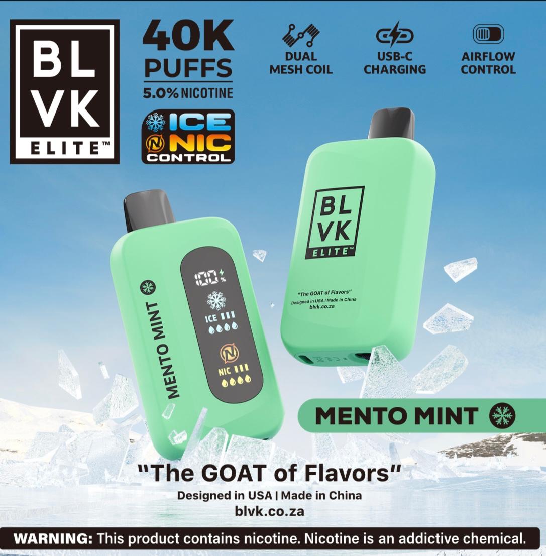 BLVK 40K NIC&ICE - Coffee and Vape Shop South Africa