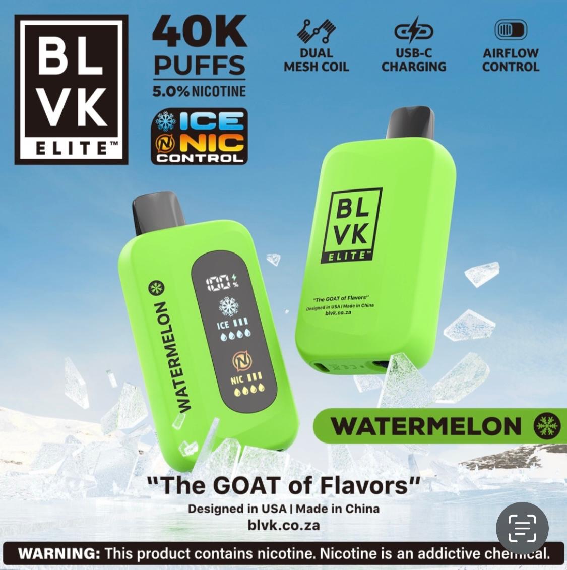 BLVK 40K NIC&ICE - Coffee and Vape Shop South Africa