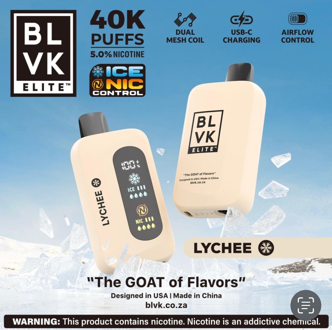 BLVK 40K NIC&ICE - Coffee and Vape Shop South Africa