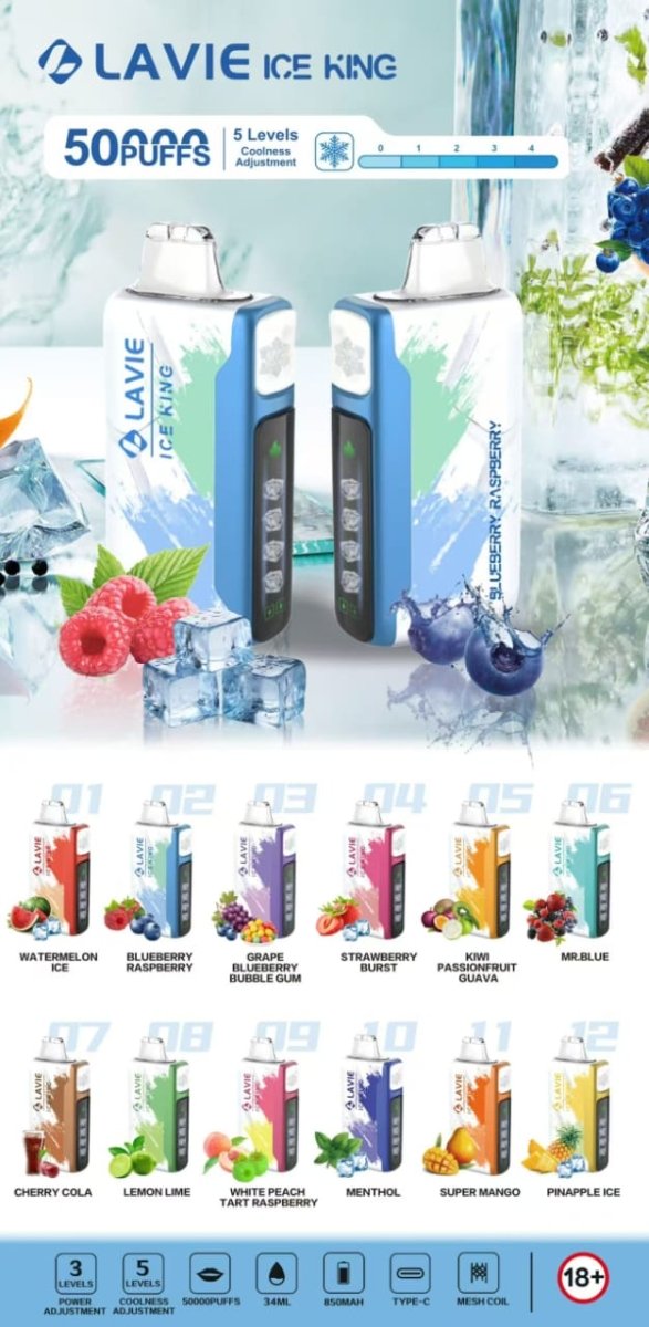 Lavie Ice King 50K Puffs - Coffee and Vape Shop South Africa