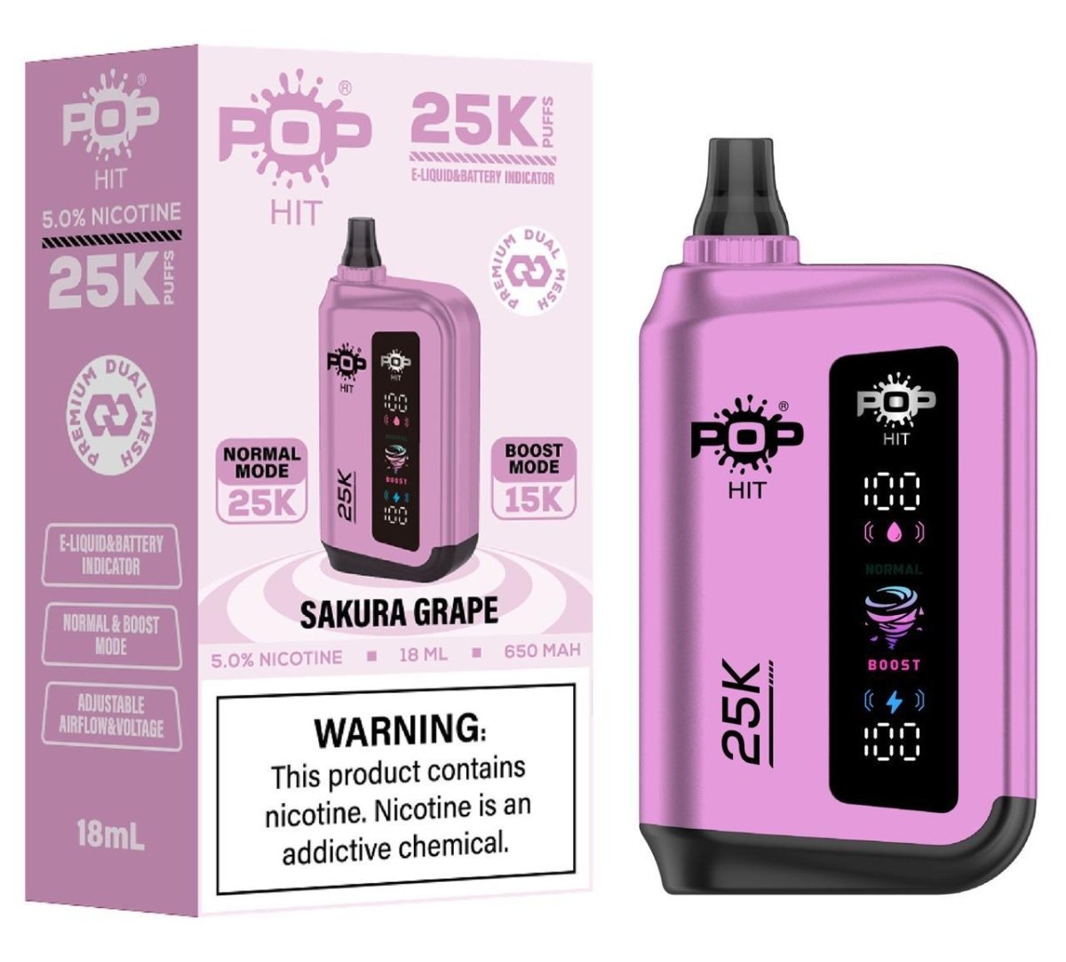 POP HIT 25K Disposable Vape – Dual Mode | Coffee and Vape South Africa - Coffee and Vape Shop South Africa