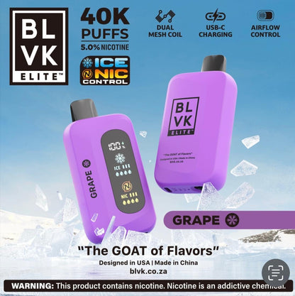 BLVK 40K NIC&ICE - Coffee and Vape Shop South Africa