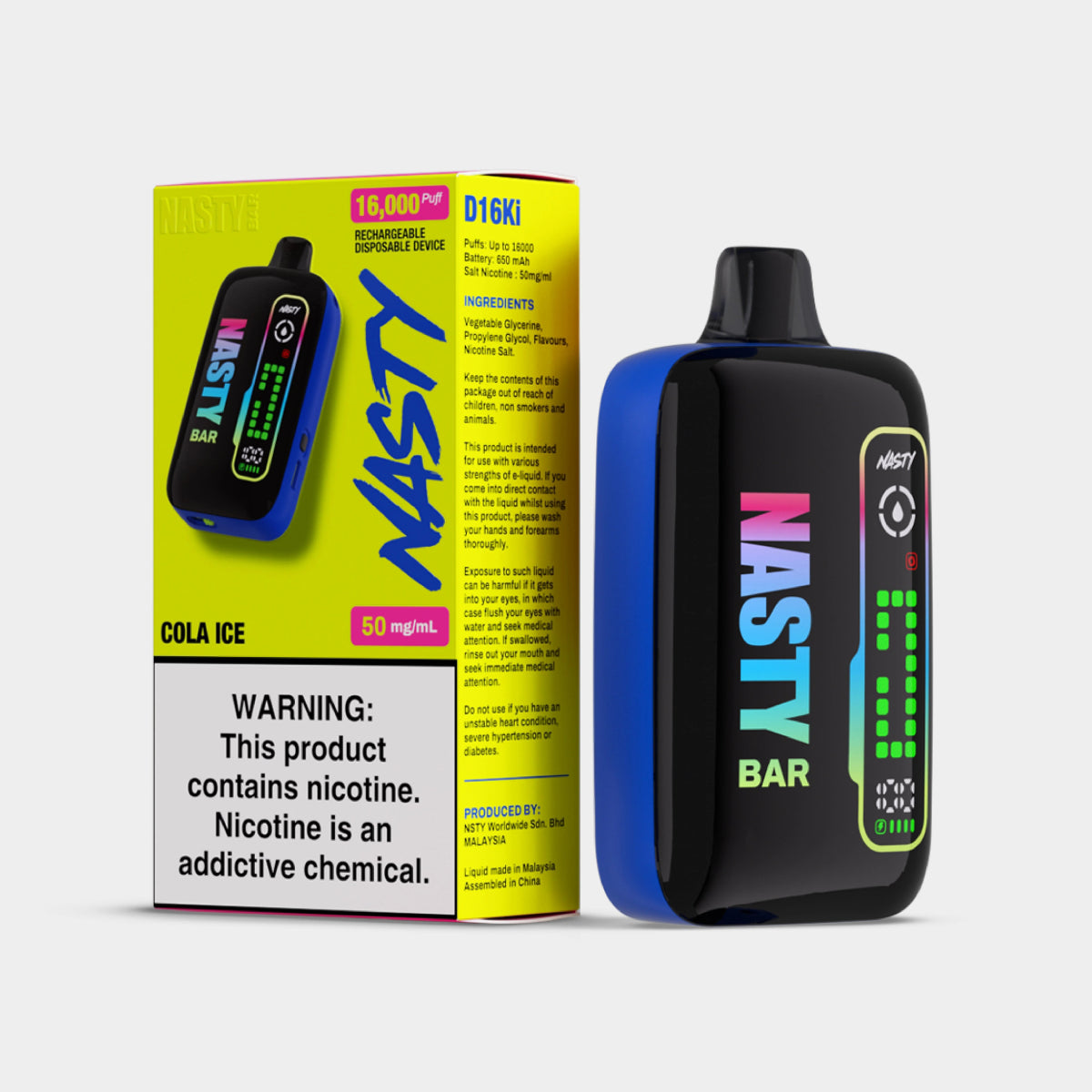 Nasty Bar 16000 - Coffee and Vape Shop South Africa