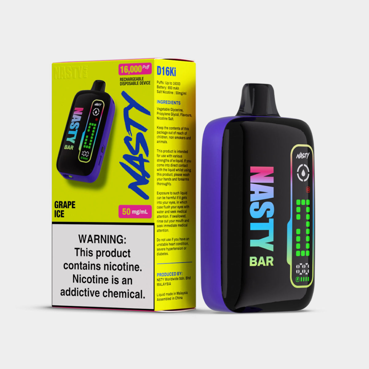 Nasty Bar 16000 - Coffee and Vape Shop South Africa