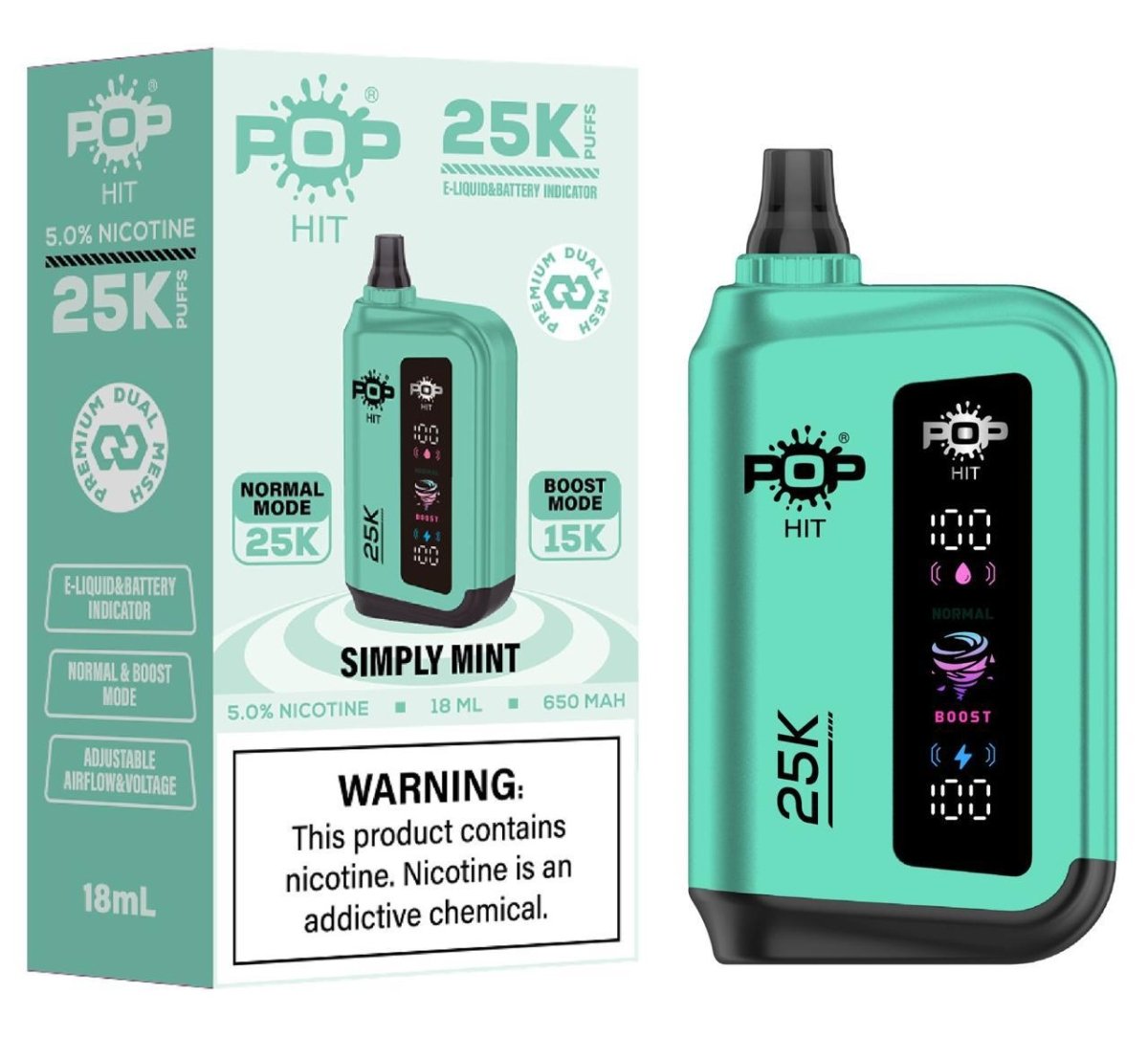 POP HIT 25K Disposable Vape – Dual Mode | Coffee and Vape South Africa - Coffee and Vape Shop South Africa