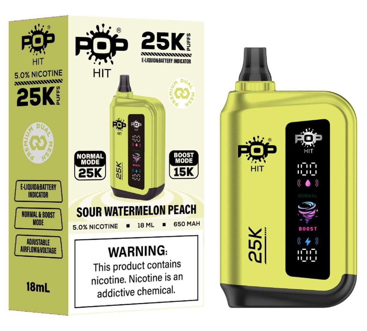 POP HIT 25K Disposable Vape – Dual Mode | Coffee and Vape South Africa - Coffee and Vape Shop South Africa