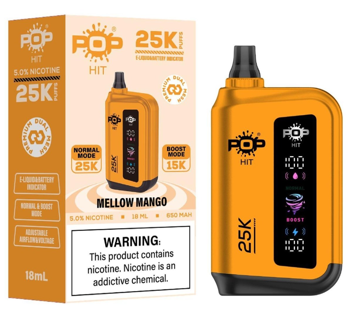 POP HIT 25K Disposable Vape – Dual Mode | Coffee and Vape South Africa - Coffee and Vape Shop South Africa