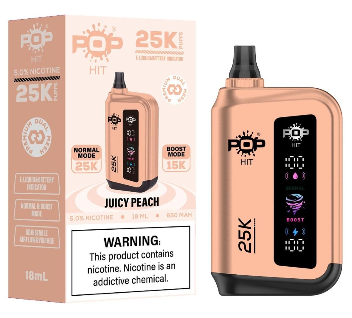 POP HIT 25K Disposable Vape – Dual Mode | Coffee and Vape South Africa - Coffee and Vape Shop South Africa